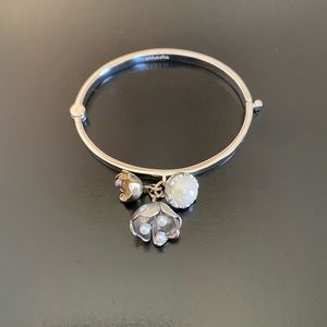 Coach Tea Rose Pearl Charm Bracelet
